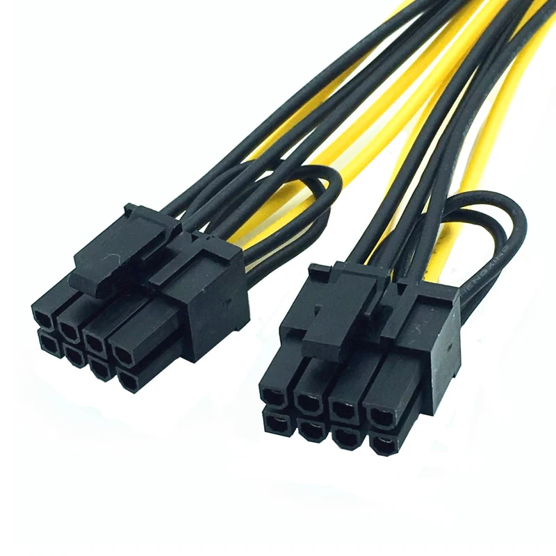 ULT Best PCI E PCIE 6P гнездо на 2 порта двойной 8pin 6 + p Male GPU Graphics видеокарта Майнер