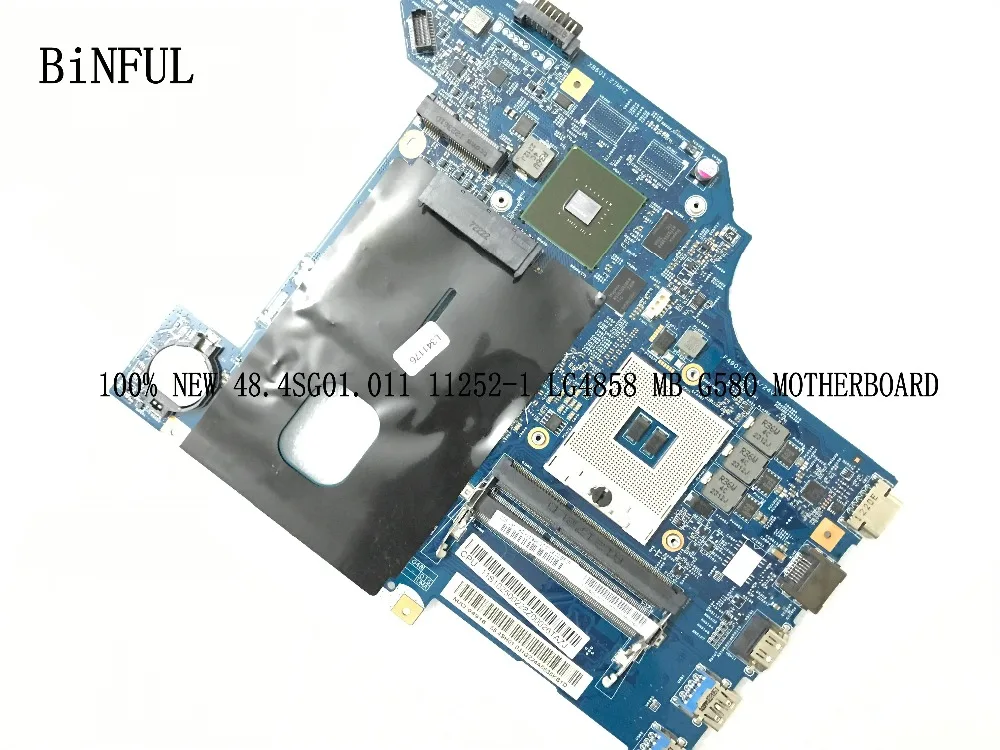 BiNFUL Гарантированная Рабочая материнская плата 48.4SG01.011 LG4848 11252 1 для LENOVO Ideapad G580 HM76