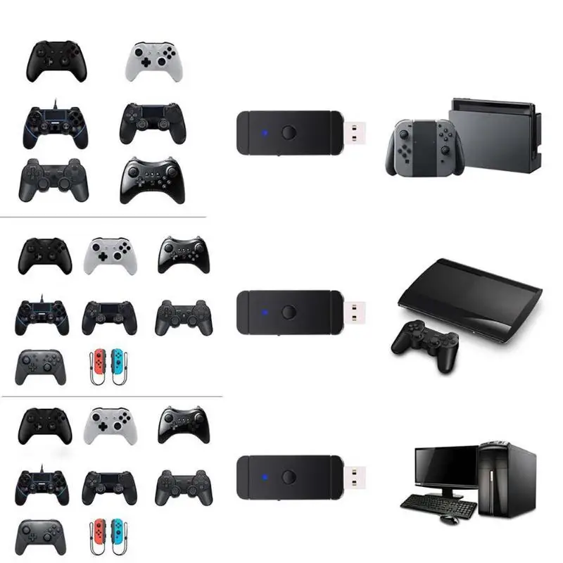 Проводной Bluetooth контроллер адаптер конвертер геймпада для nintendo переключатель