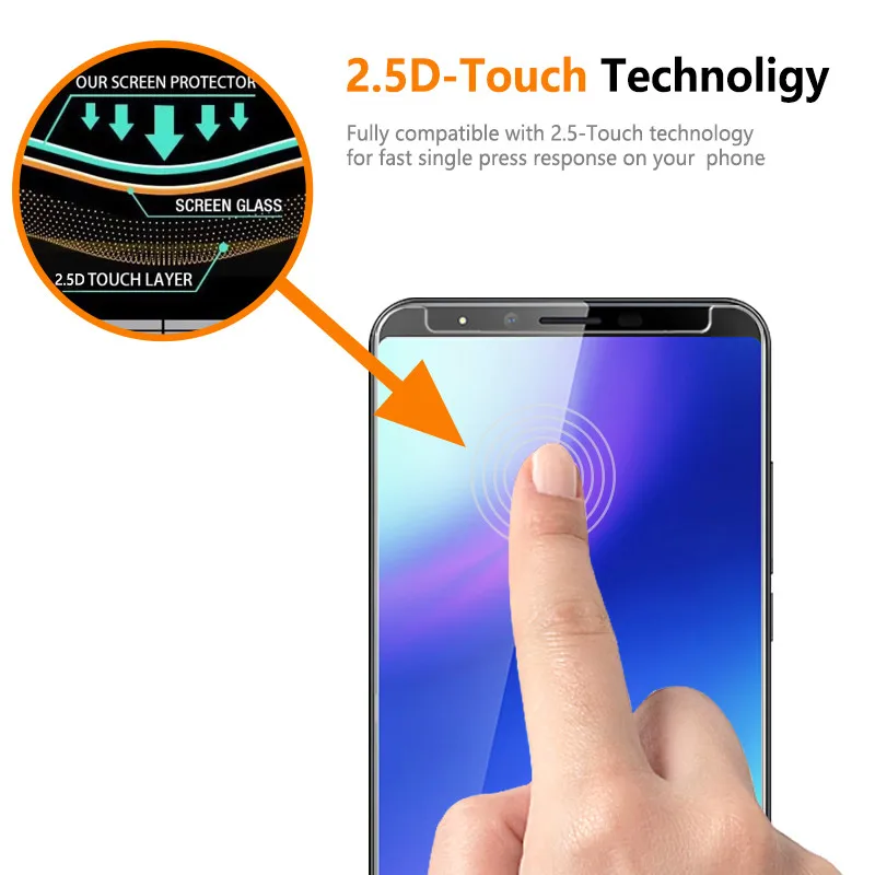 2.5D Закаленное стекло Защитная стеклянная пленка для Cubot X18 Plus Note S динозавр J3Pro power