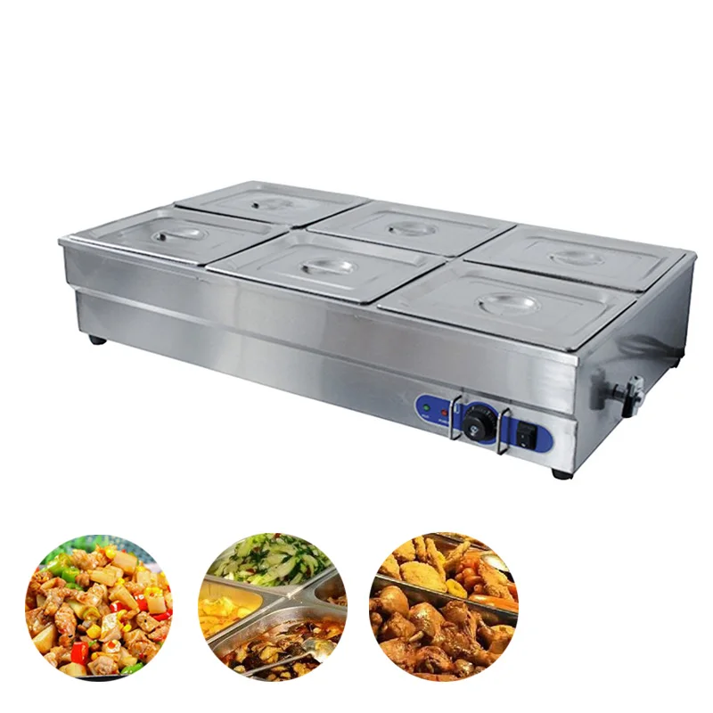 Профессиональный буфет общественное питание теплее машина промышленная Bain Marie