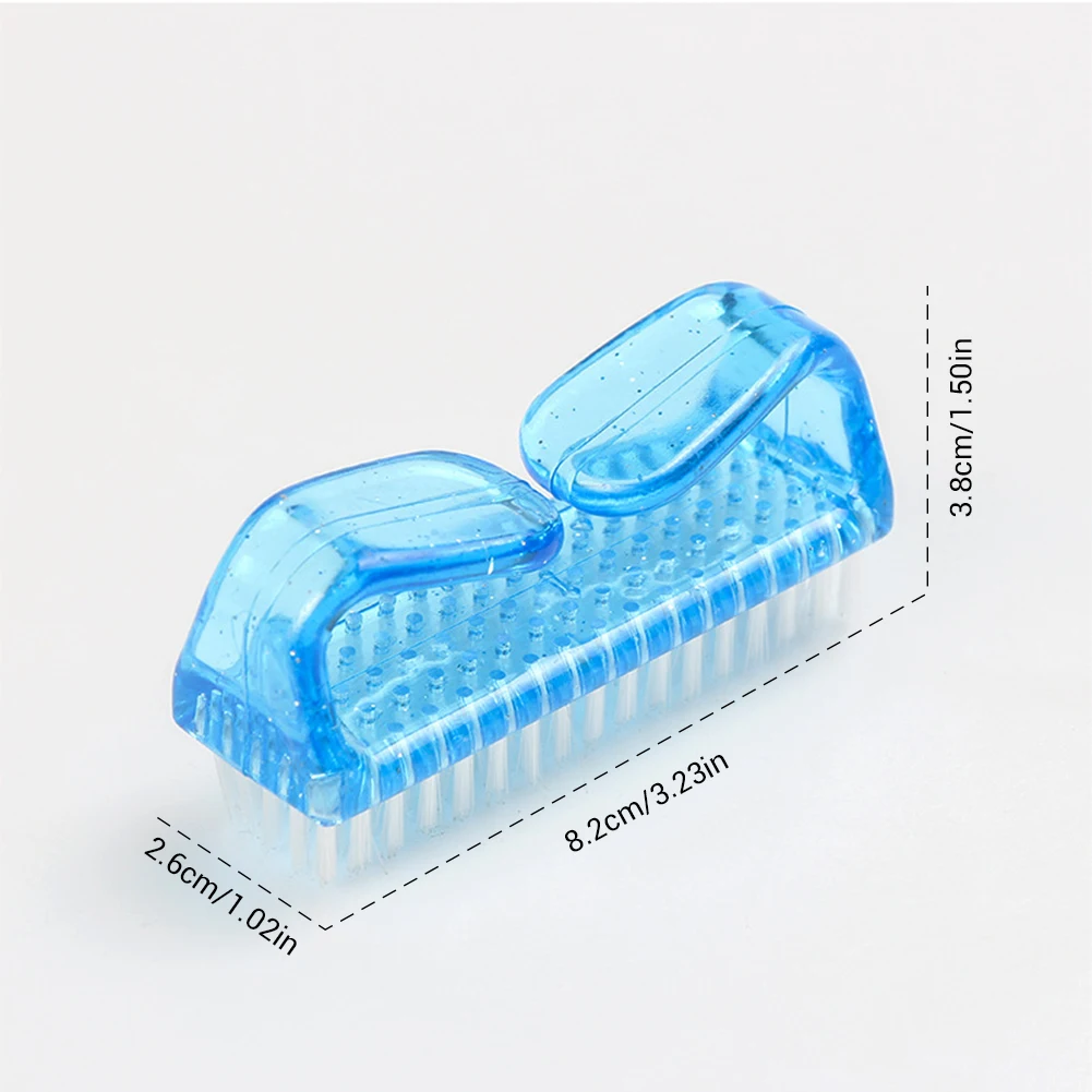 4Pcs Nail Cleaning Brush Tool Multi-functional Plastic Brushes Soft Remove Dust Small Angle Clear Scrubbing | Красота и здоровье