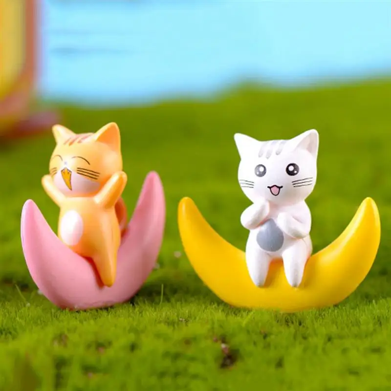 1 шт. Kawaii фигурки котят ПВХ высокого качества миниатюрные подарок на день