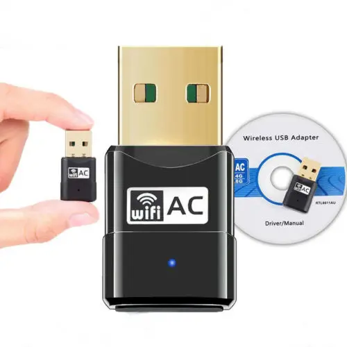 AC600 Wi Fi двухдиапазонный USB адаптер беспроводной приемник мини WiFi WLAN Беспроводной