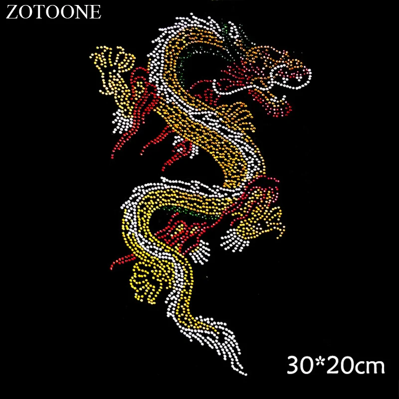 ZOTOONE кристально прозрачная аппликация горячей фиксации Стразы для украшения