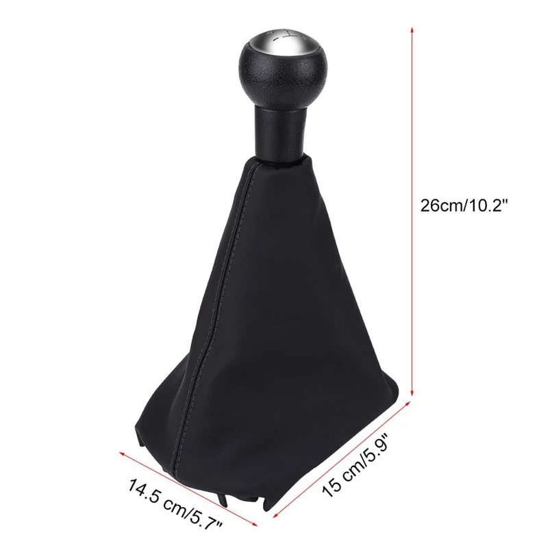 5 Speed Gear Shift Knob Gaiter Boot Kit For Peugeot 207 307 308 607 608 Citroen C3 C4 C5 | Автомобили и мотоциклы