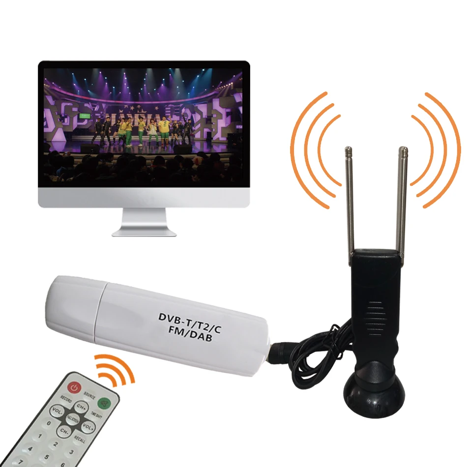 DVB T2 USB ТВ тюнер C T DAB + HD для России Таиланд Колумбия Европы до Win10 R901|SmartTV-стики и