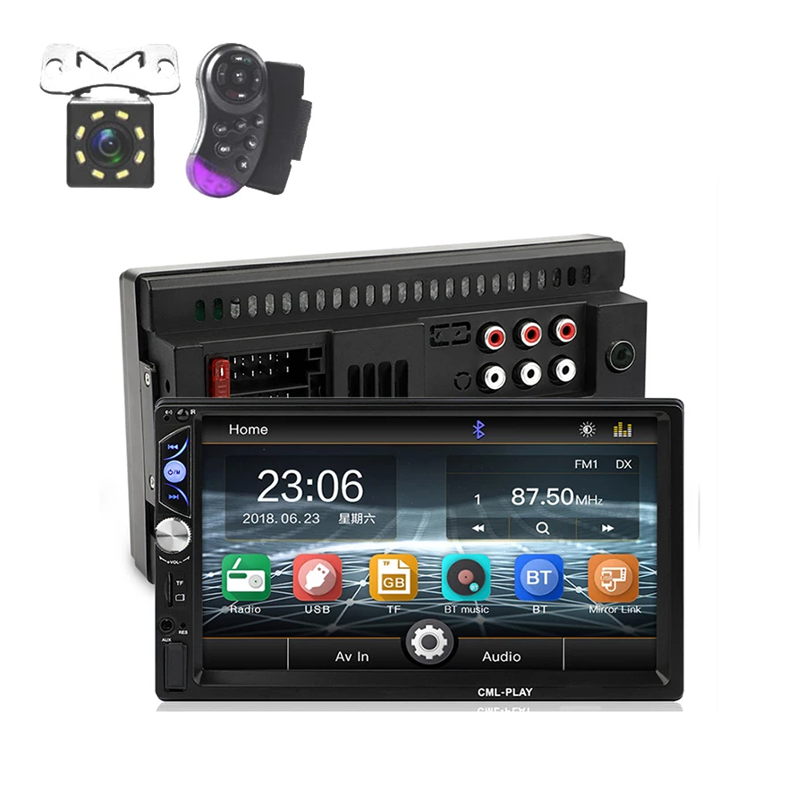 Автомагнитола 2DIN с 7 &quotсенсорным mirrorlink для сабвуфера MP5 плеер Авторадио Bluetooth