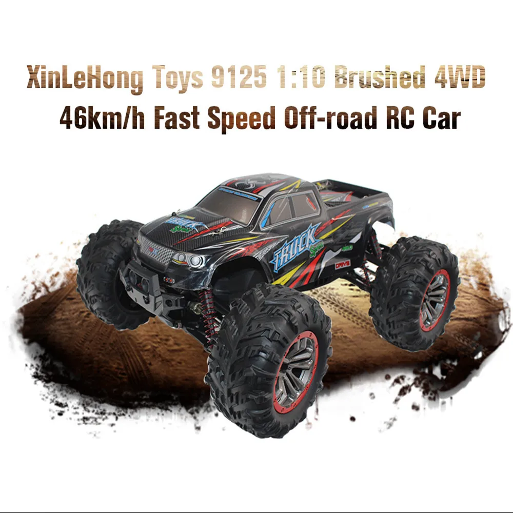 XINLEHONG TOYS 9125 Радиоуправляемый гоночный автомобиль 2.4 ГГц 1:10 4WD 46 км/ч|rc car|racing carmonster