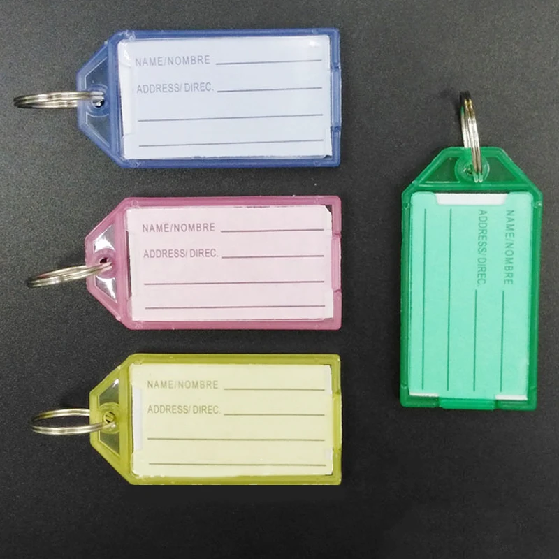 Распродажа 5 шт./лот DIY пластиковая бирка брелок для ключей карамельных цветов