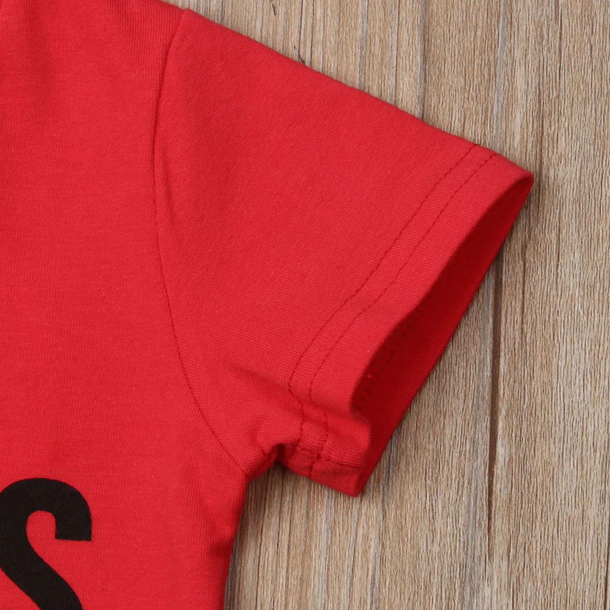 Emmababy 2019 Toddler Baby Boy Red Letter T-Shirt Tops Black Long Pants Leggings Cotton Outfits Set 0-4T | Детская одежда и обувь