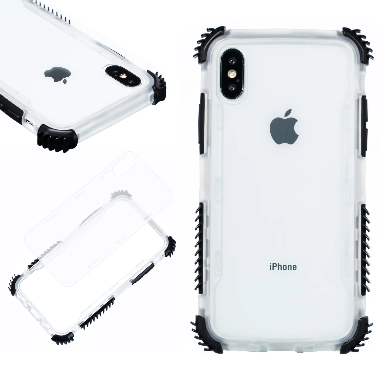 KISSCASE прозрачный чехол с полной защитой для iPhone 8 7 6 6s Plus противоударный XS Max XR X S