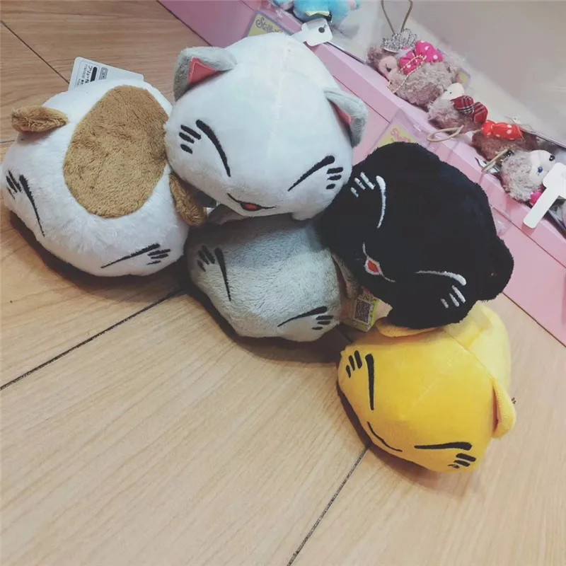 10 шт./лот nemuneko плюшевые спальные кошки игрушки Kawaii Maneki Neko Аниме кошка кукла 15 см