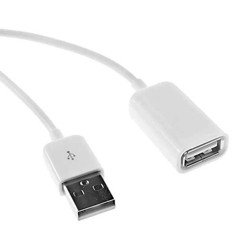 OcioDual кабель Alargador Prolongador USB 2 0 мачо женский компьютер PC Blanco de a para удлинитель 1 м