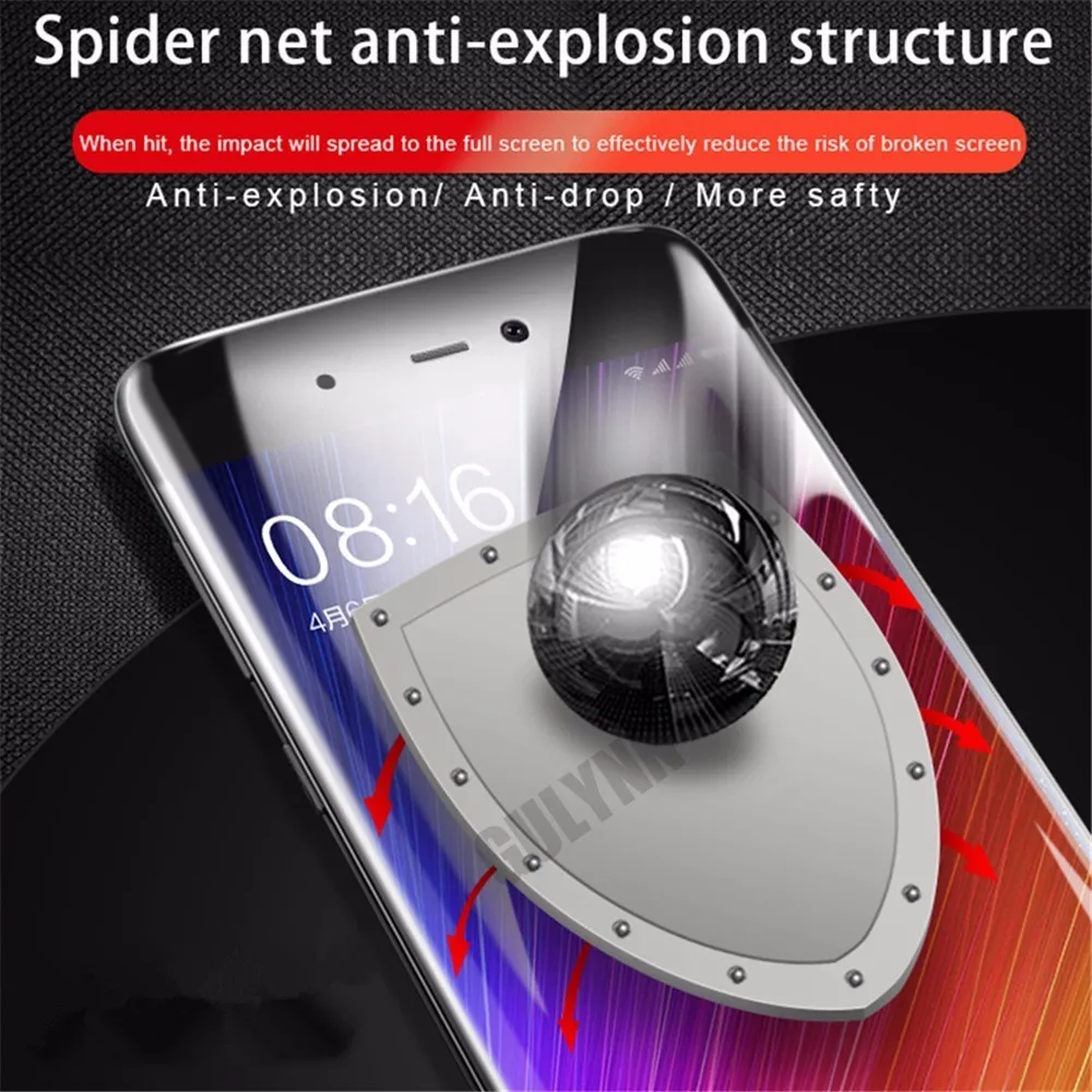 8D изогнутая мягкая защитная пленка на весь экран для Xiaomi Redmi 7 7A K20 5 4X 6 6A Note 5A Pro