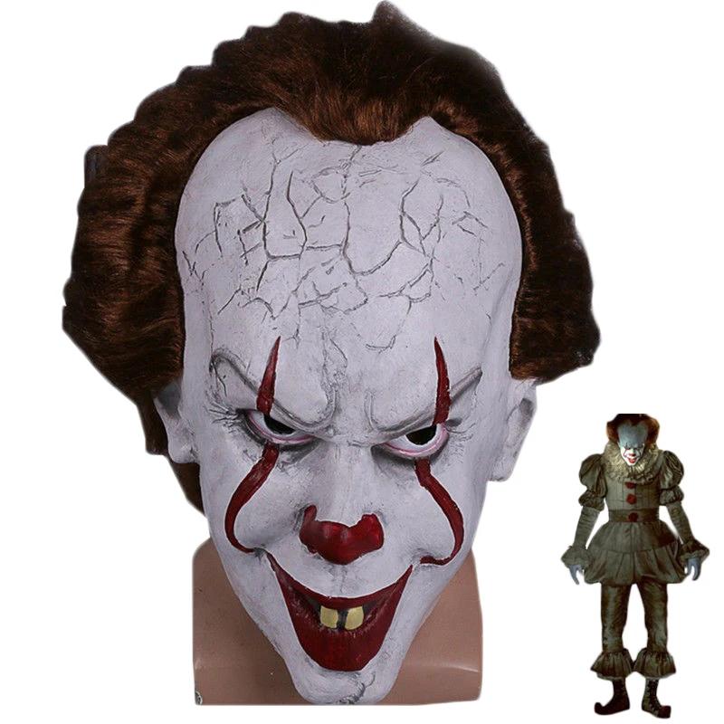 It Chapter One Pennywise маска клоуна для косплея реквизит|Аксессуары костюмов| |