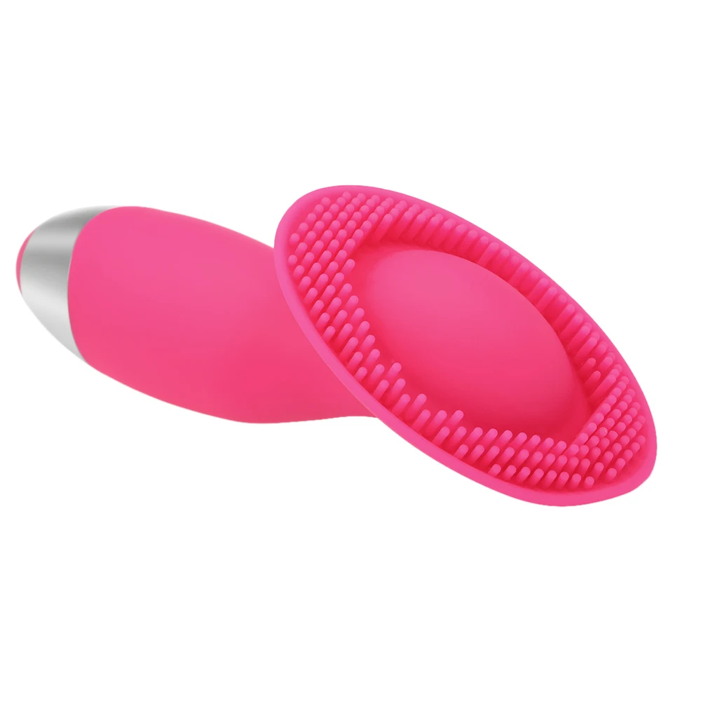 Силиконовая спинная AV вибратор Вибрирующая щетка киска клитор стимулятор губ G