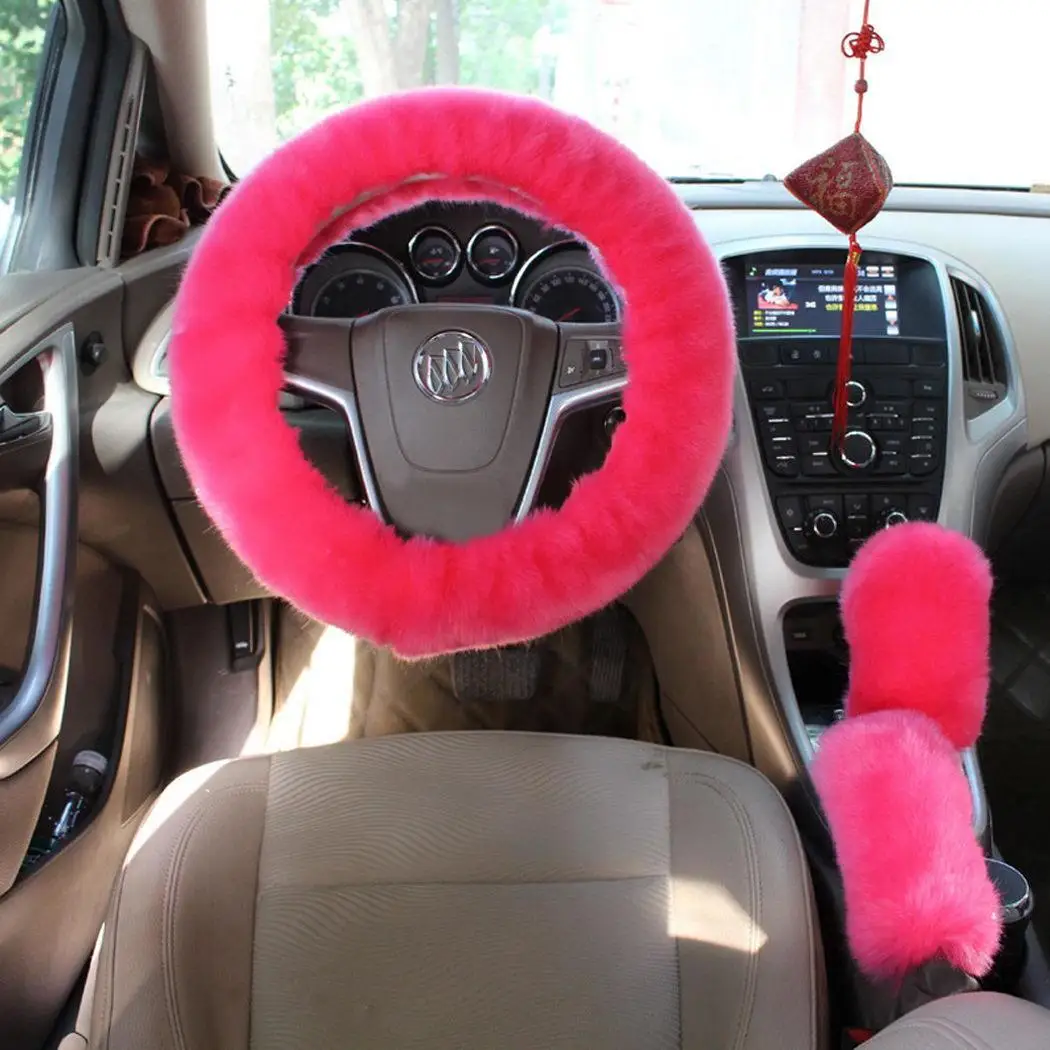 Durable Solid Car Steering Wheel Cover Decoration Handbrake Shift | Автомобили и мотоциклы