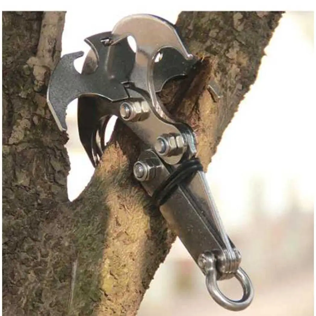 Многофункциональный альпинистский крюк 304 из нержавеющей стали Гравитационный