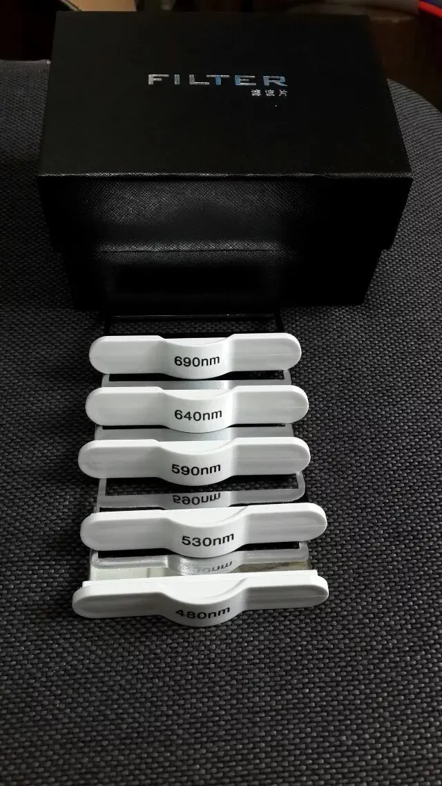 Горячая продажа новый дизайн ipl фильтр 430nm/480/530/560/590/640nm/690nm фильтры SHR для продажи |