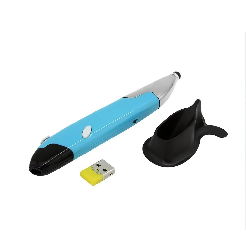 Беспроводная USB-мышь CHUYI 2 4 ГГц оптическая миниатюрный стилус Air Mouse регулируемая