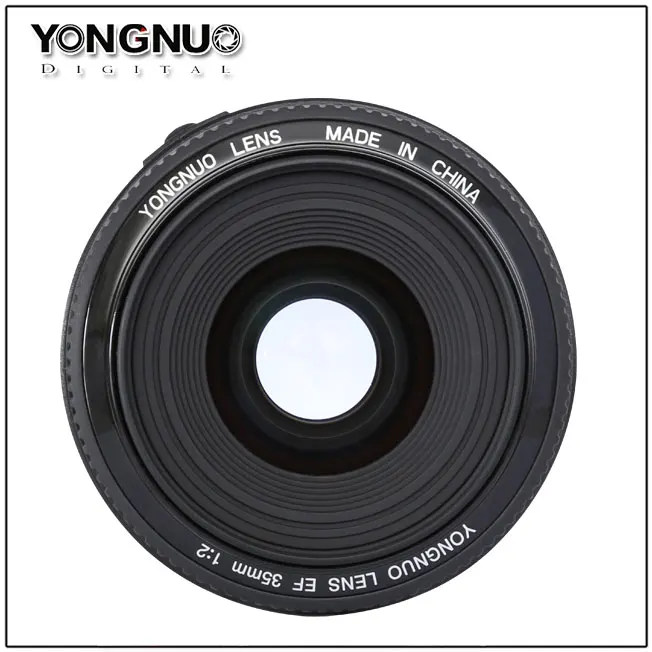 Фотообъектив 35 мм YONGNUO YN широкоугольный объектив для фотокамеры AF/MF Nikon/Canon