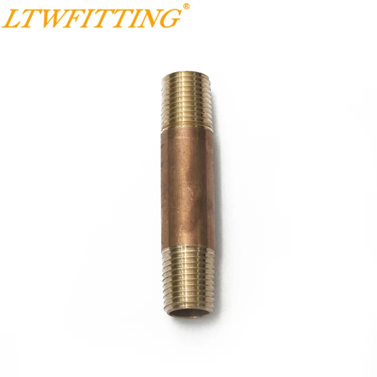 

LTWFITTING Brass Pipe 2-1/2" Long Nipple Fitting 1/4 Male NPT Air Water