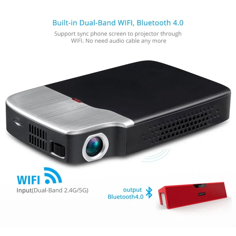 Rd 605 мини проектор Wifi Bluetooth 4 0 3D Led 2500 люмен цифровой 1080P (вилка США)|Аксессуары для