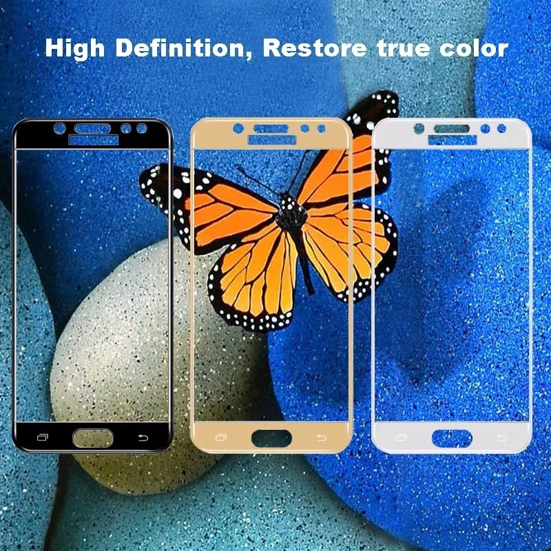 5D полное клеевое защитное закаленное стекло для экрана samsung galaxy j2 pro j4 j6 j7 j8 j3 a8 a6 plus