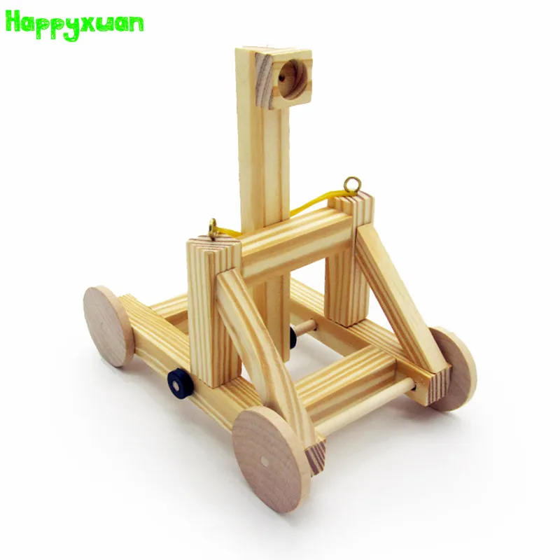 Happyxuan DIY катапульта Модель Дерево собрать инновации креативные Стволовые