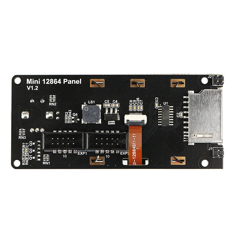 Тип D Mini12864 ЖК-экран мини 12864 смарт-дисплей белый на черном поддержка Marlin Diy с