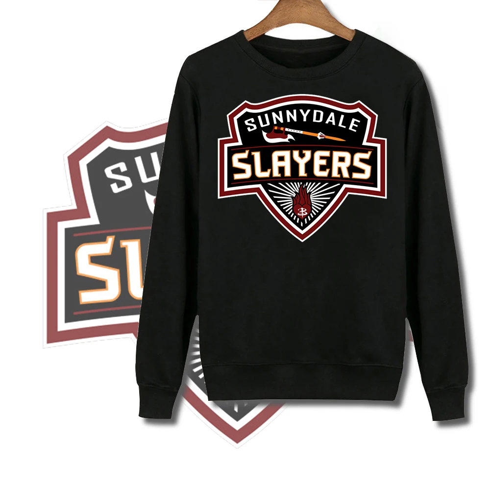 Giancomics Горячая Охотник на вампиров толстовка хлопок теплый фильм Crewnecks лаконичный