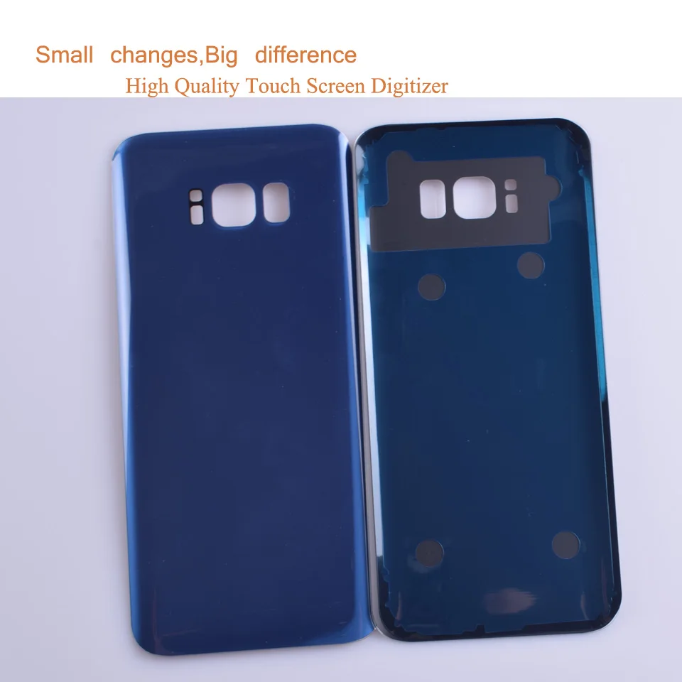 10 шт./лот для Samsung Galaxy S8 + Plus G955 G955F корпус с аккумулятором задняя крышка Корпус