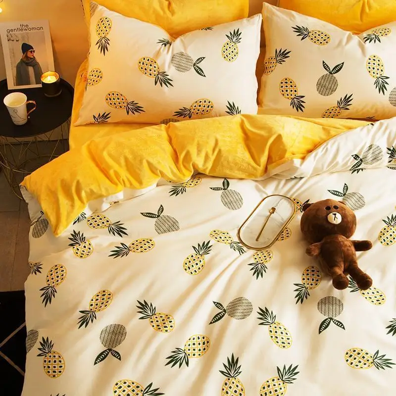 Lits jumeaux Couvre Luxe Nordico Matrimonio Parrure Lit Linen Ropa De Cama хлопковое постельное белье простыня и