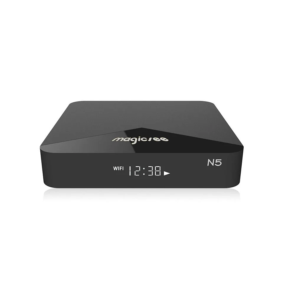 Magicsee N5 Android 7 1 2 4G + 5G Wifi Tv Box Amlogic S905X четырехъядерный 2G 16G Smart с Hd 4 K телеприставка (ЕС
