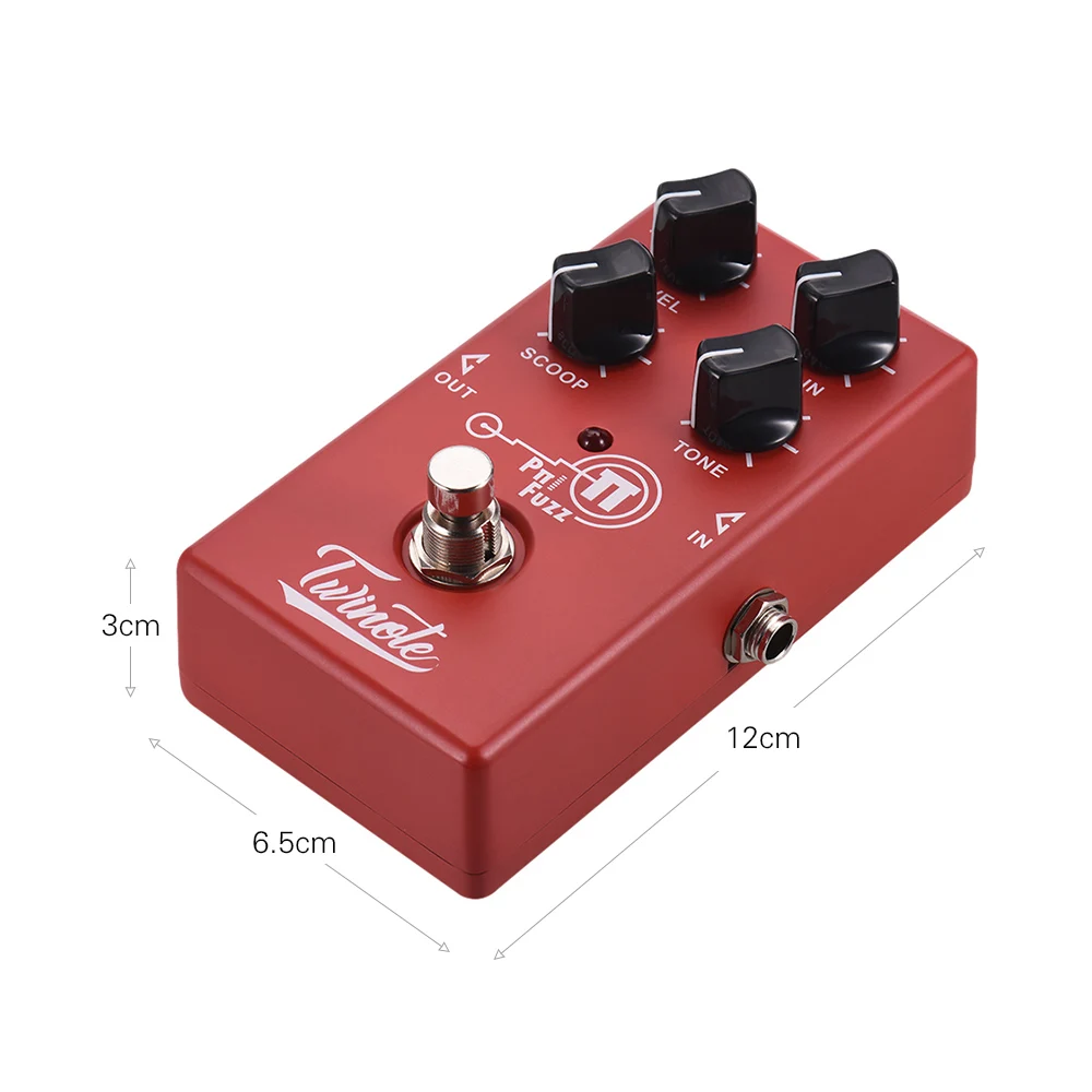 Twinote Pπ FUZZ аналоговый современный Fuzz гитарный эффект педаль Processsor полностью