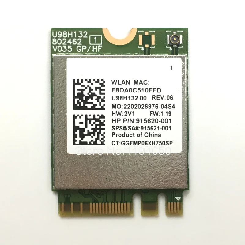 WDXUN оригинальная RTL8821CE AC беспроводная сетевая карта 433 м + 4 2 Bluetooth 915621 001 915620