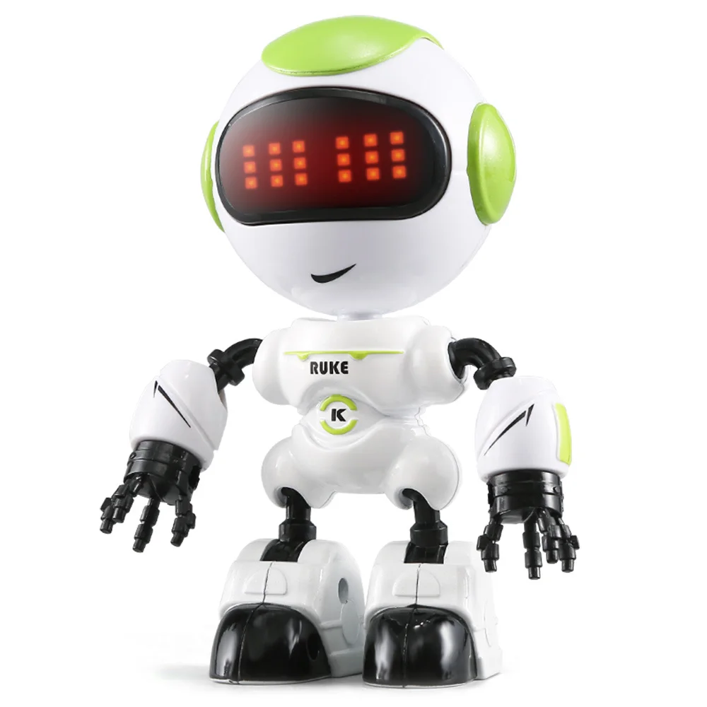 JJRC R8 Touch Sensing LED Eyes RC Robot Smart Voice DIY Body Gesture Model Remote Control Toy Interaction Function Robots |
