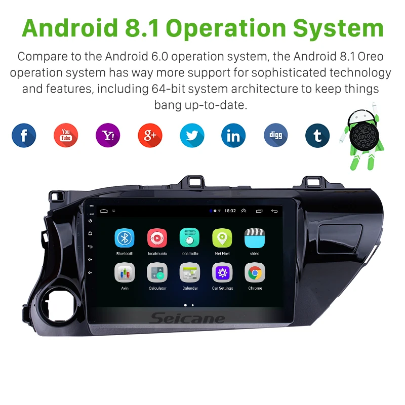 Seicane автомобильный Android 8 1 HD gps Авторадио Navi для Chevy Chevrolet SPARK 2018 мультимедийный