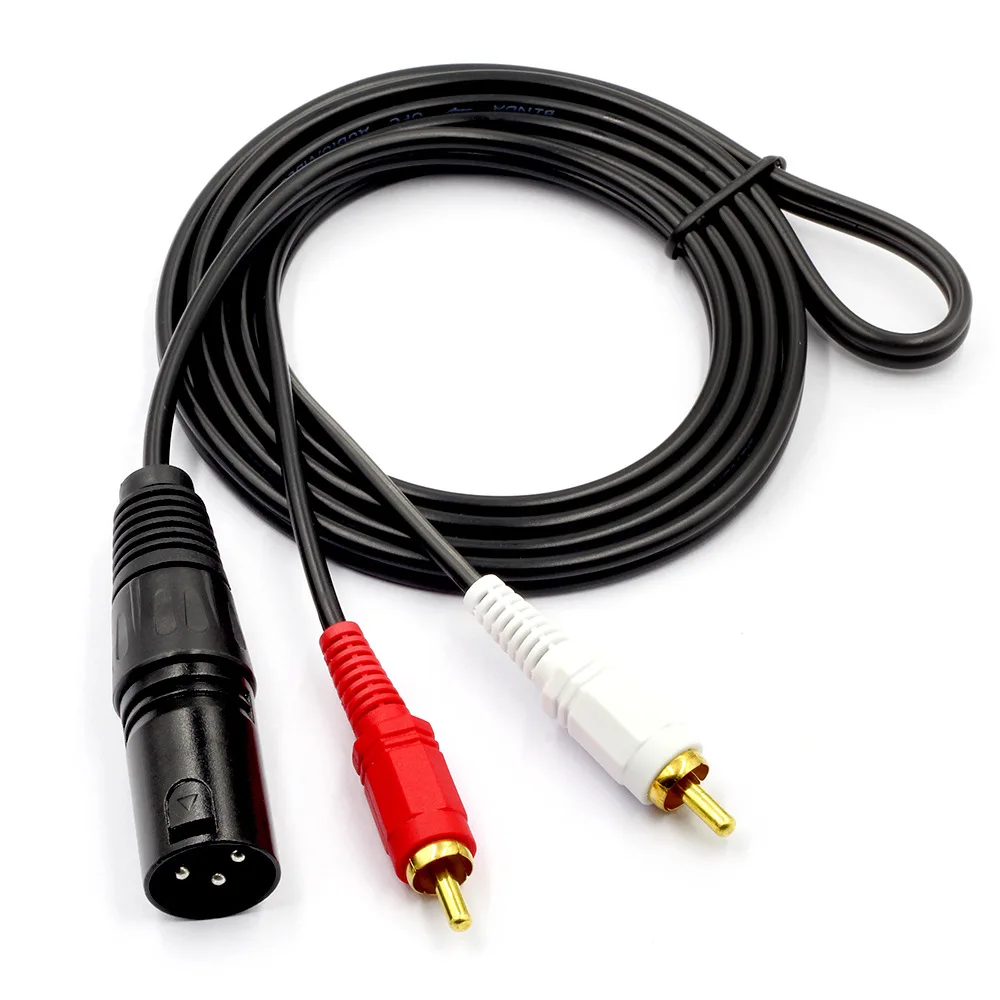 NXR22 одной пушки голову двойной Лотос AV линии RCA для Canon микрофон 1 до 2