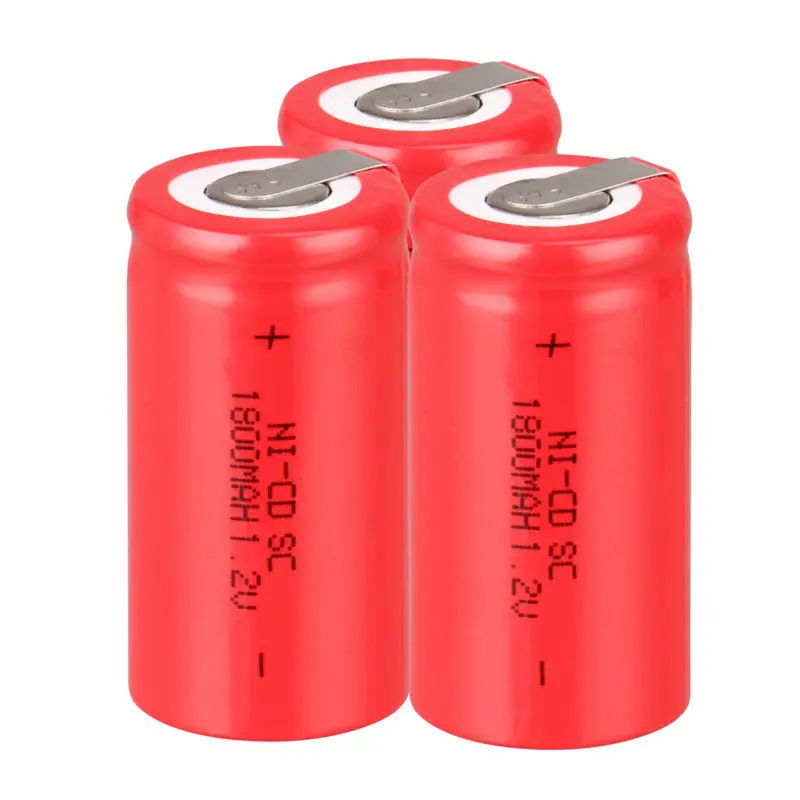 4 20 шт. электродрель SC батареи 1 2 V 1800mAh Ni CD подводная лодка C Перезаряжаемые Батарея