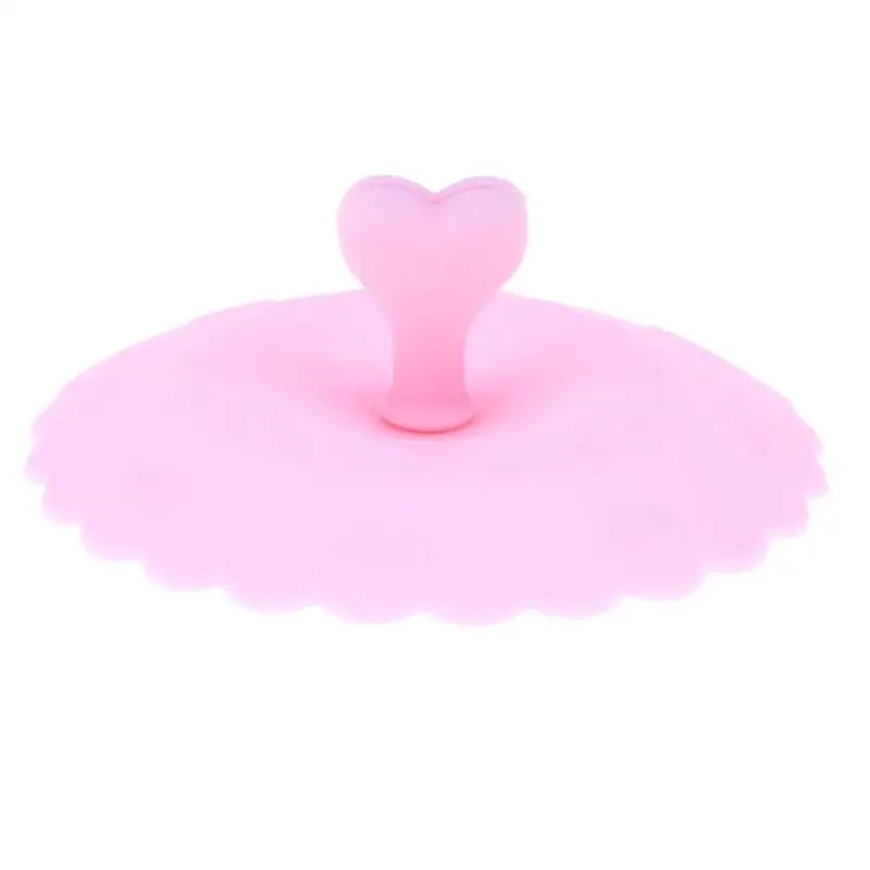 Милая противопыльная силиконовая стеклянная крышка для чашки кофе