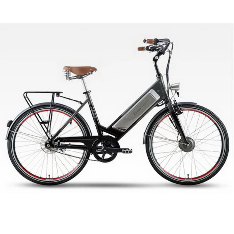 310410/Variable speed/Scooter 26-inch lithium battery bike female electric retro car/Leather handle | Спорт и развлечения