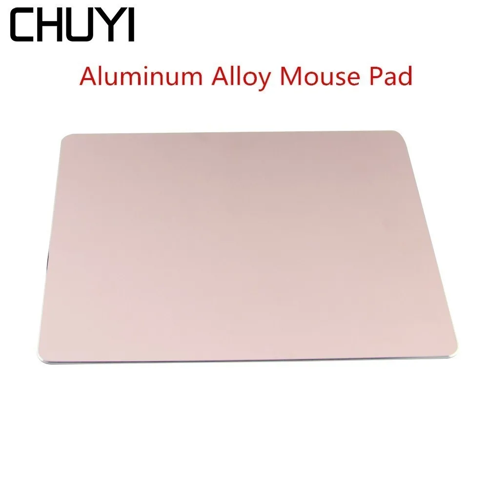

CHUYI Aluminum Alloy Metal Mouse Pad Mat Computer PC Laptop Slim Gaming Mice Pad For Apple For MackBook Pro Magic For Xiaomi