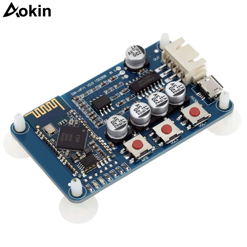 CSR8635 PAM8403 стерео усилитель модуль Bluetooth 4 0 HF11 цифровой аудио приемник плата 5 в мини