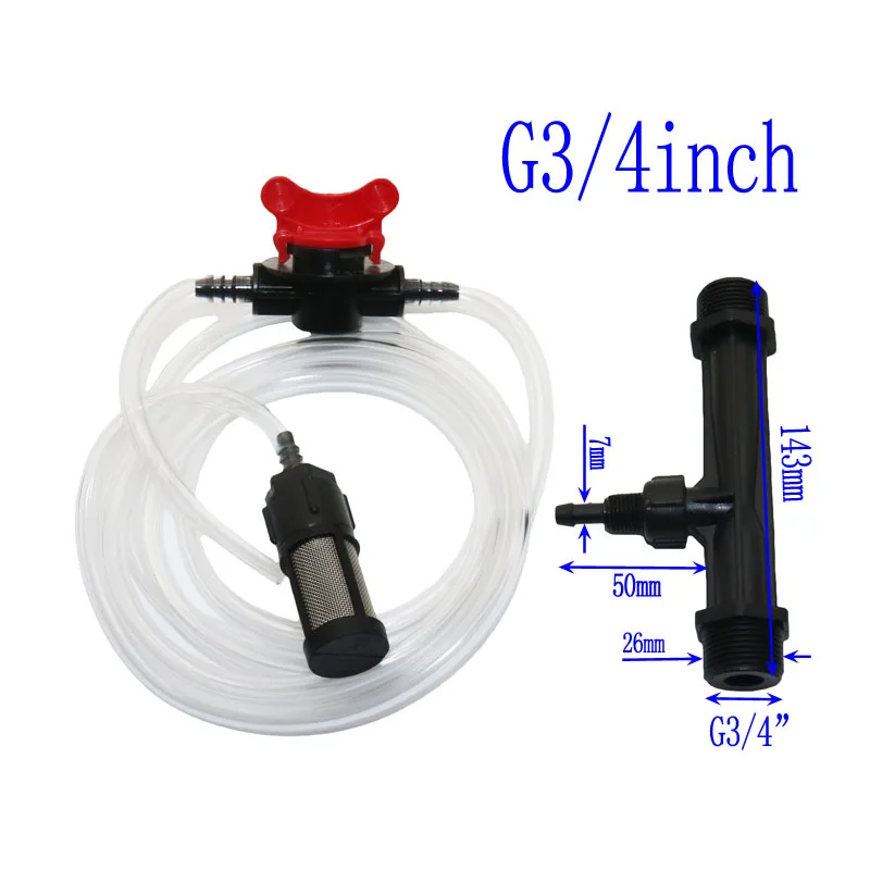 1/2 &quot 3/4&quot 1 &quotирригация Вентури удобрения смеситель инжекторы комплект