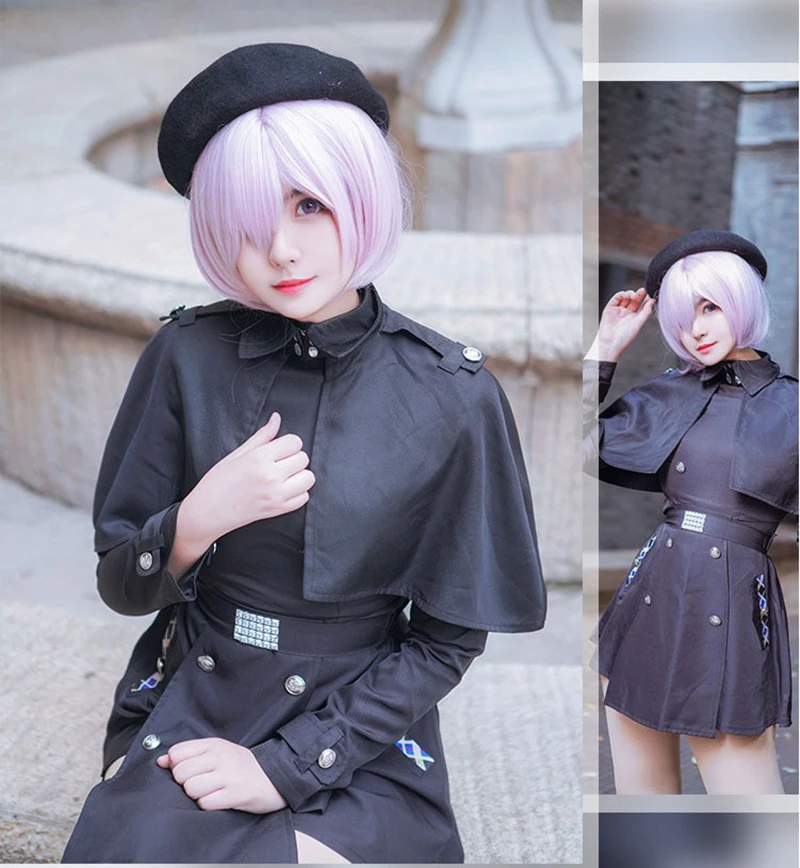 Костюм для косплея из игры Fate Stay Night Мэтью кириэлит милый костюм FGO Shielder и плащ
