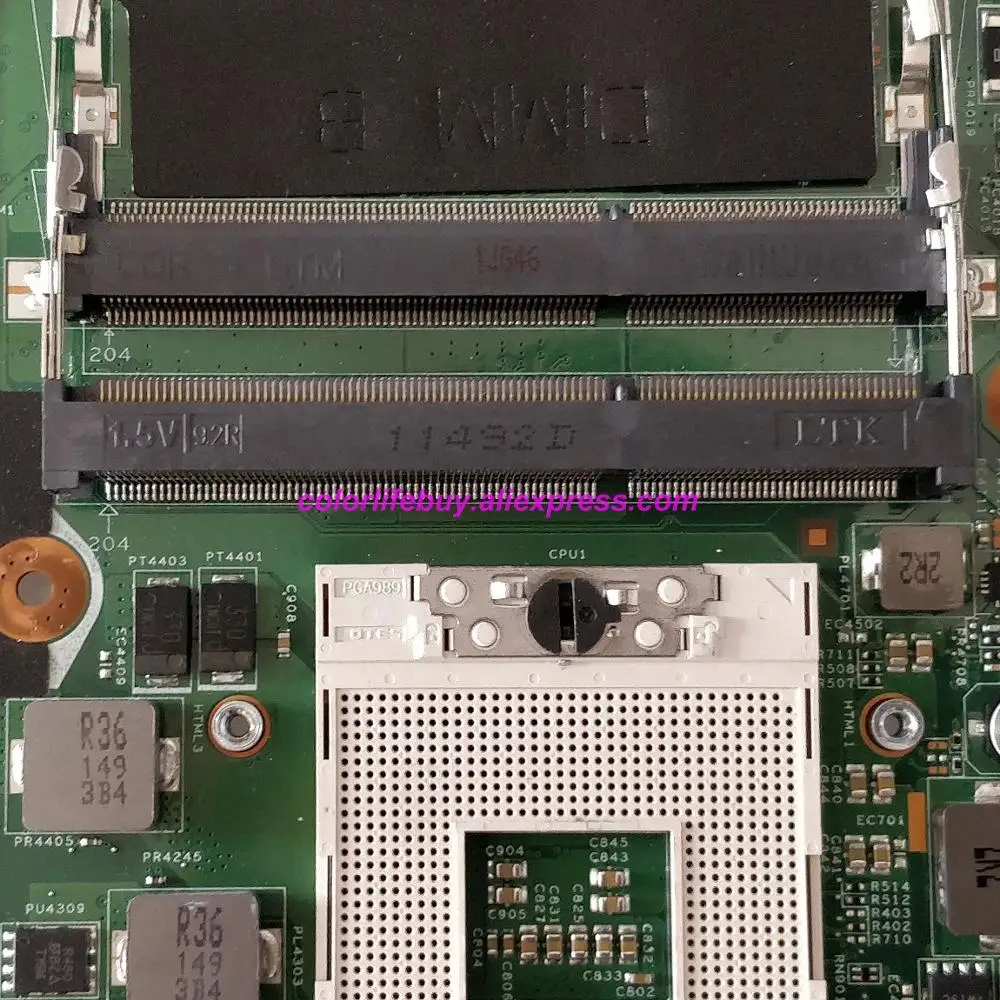 Натуральная CN 07GC4R 7GC4R PGA989 DDR3 ноутбук материнская плата для ноутбука Dell Inspiron N5110