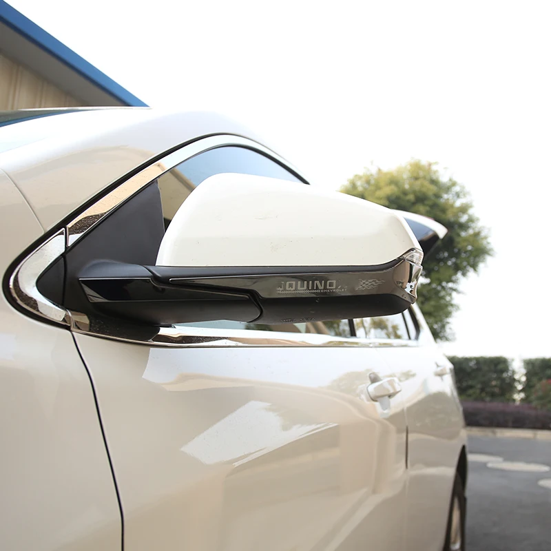 

My Good Car Stainless steel Rear side mirror cover anti friction decorative sticker For Chevrolet Equinox 2017 2018 Car styling