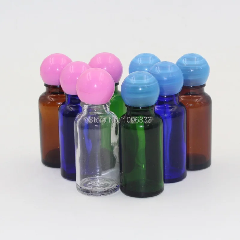 20ml Glass Toner Bottle Spherical Lid Essential Oil Refillable Cosmetic Packaging Vial Empty Emulsion Containers Bottles | Красота и